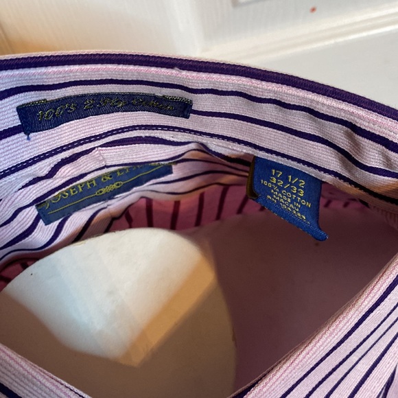 JOSEPH & LYMAN LONG SLEEVE MEN’S SHIRT SIZE 17 1/2  32/33 - Picture 5 of 8